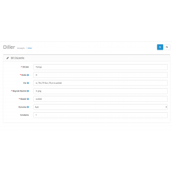 Opencart Türkçeleştirme